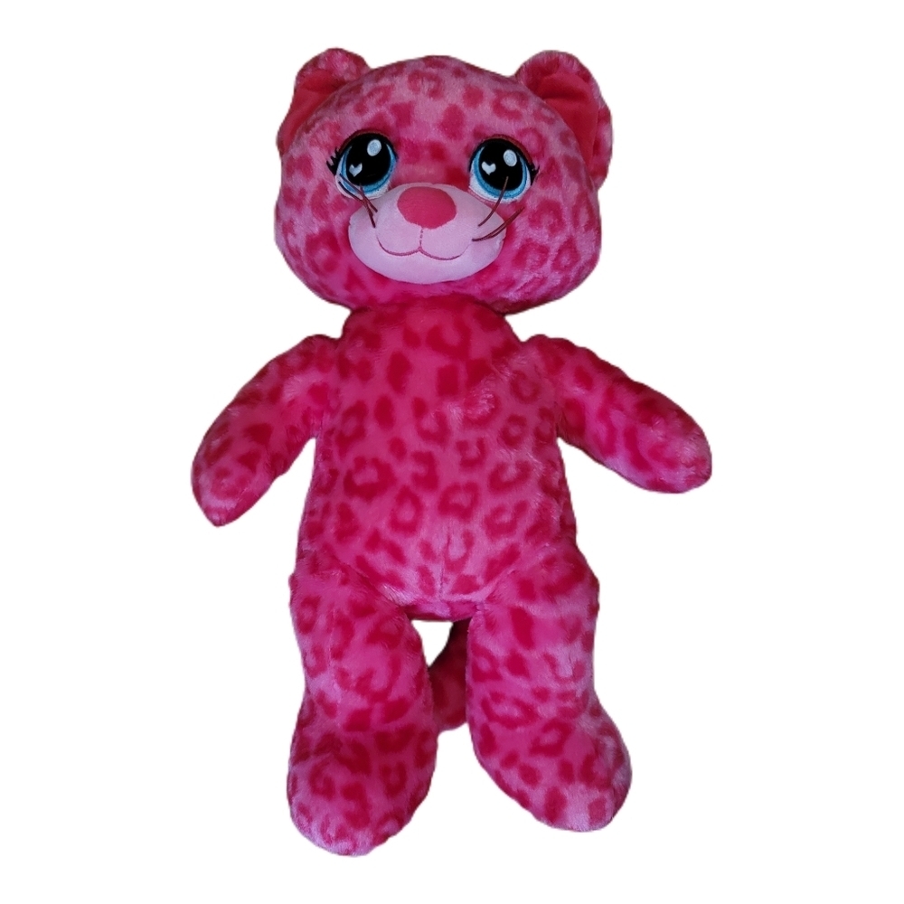 Build A Bear Plush 16" Pink Sweet Scents Leopard Stuffed Animal